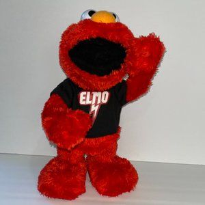 Elmo Lets Rock Talking Singing Dancing Hasbro Black Shirt Toy Tested & Works